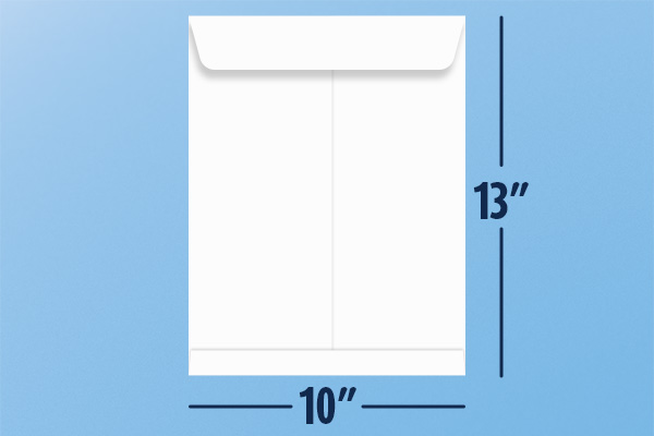 10x13 Catalog Envelope Dimensions