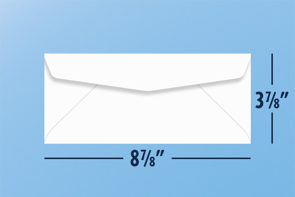 #9 Envelope Dimensions