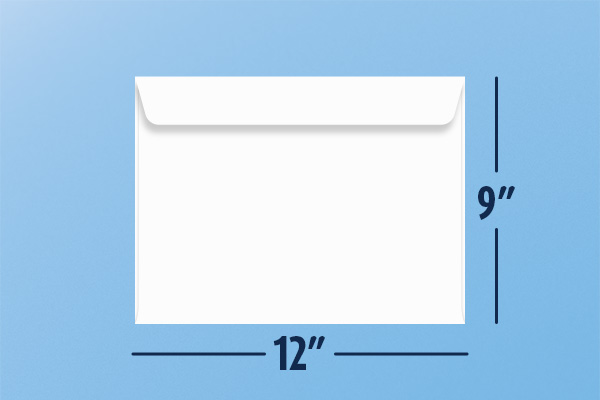9x12 Booklet Envelope Dimensions